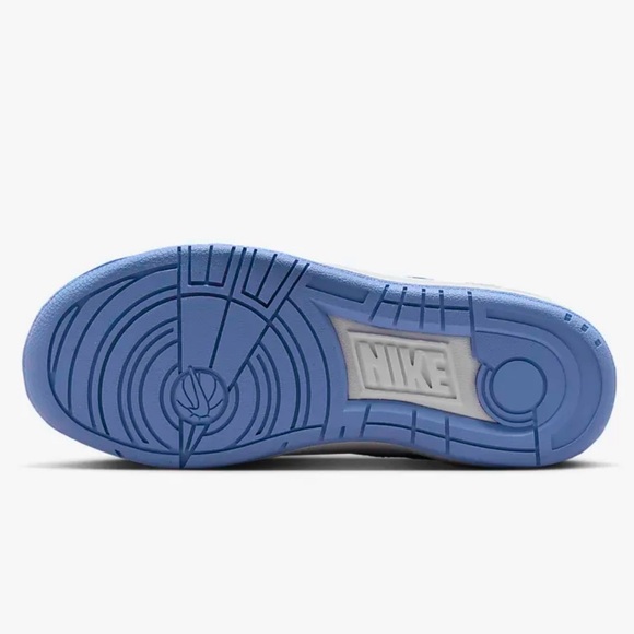 BNIB Nike Full Force Low Premium Leather Sneakers W 8.5/7Y White Polar Black - Picture 6 of 14